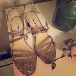 Nina block heel shoes size 5M NWOT